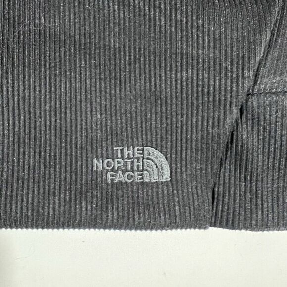 The North Face Ruby Hill Rib Knit Black Cropped Tank Top Shirt Women's Medium - Picture 3 of 8